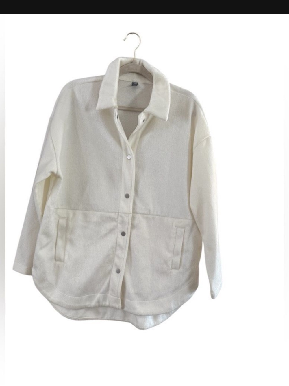 Joe Fresh Cream Button-Up Utility Jacket - Picture 2 of 8